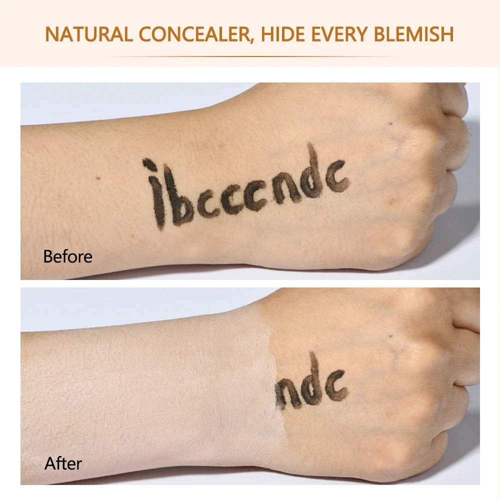 30ml Flawless Foundation Full Coverage Liquid Concealer Foundation For Light Dark Skin Tone Cover Pore Acne Makeup Waterproof