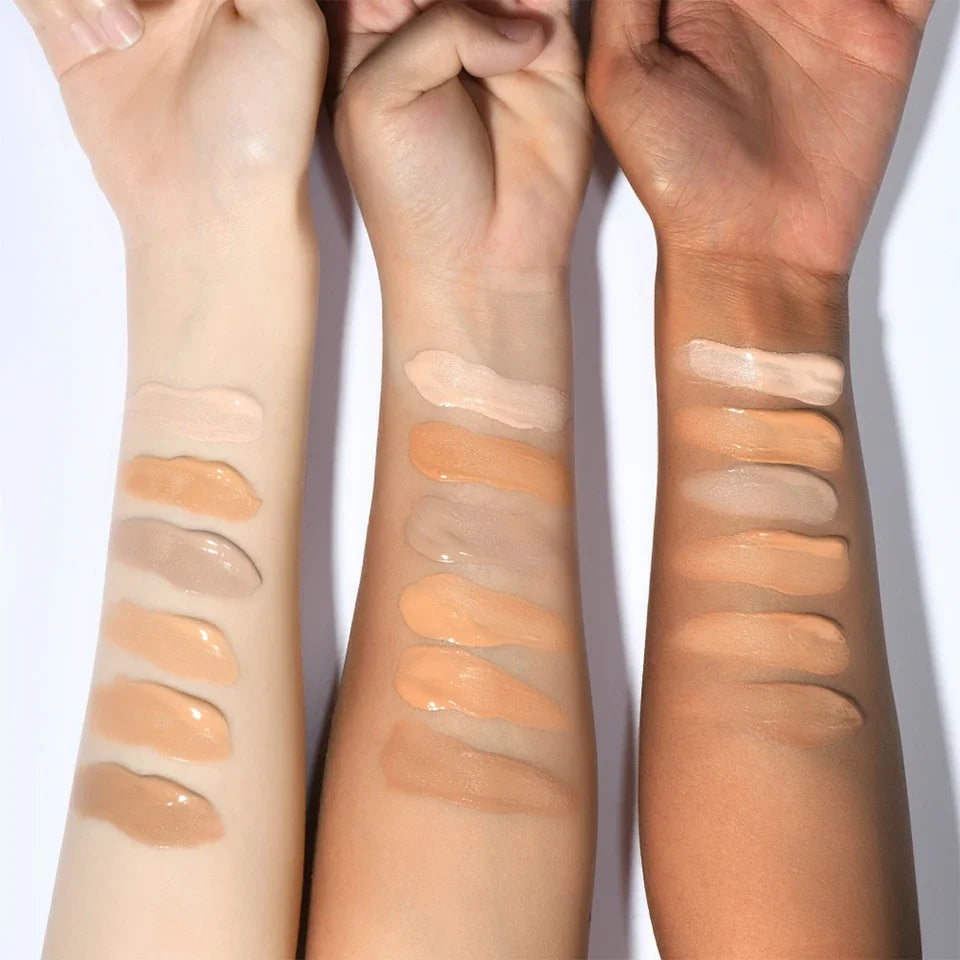 30ml Flawless Foundation Full Coverage Liquid Concealer Foundation For Light Dark Skin Tone Cover Pore Acne Makeup Waterproof